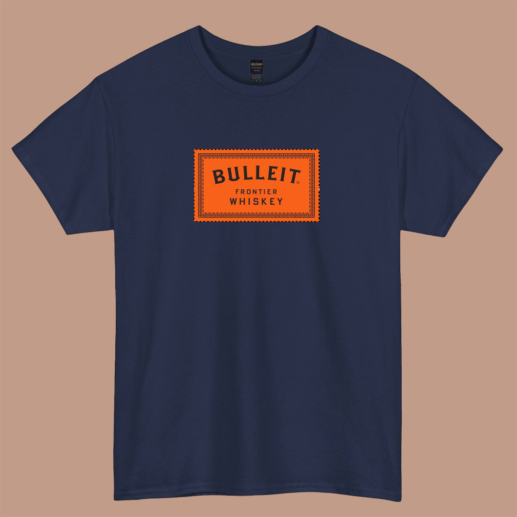 New BULLEIT BOURBON LOGO SHORT SLEEVE T SHIRT S-3XL-P