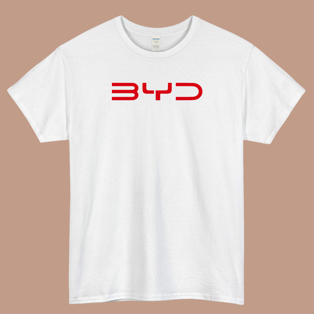 BYD Auto Logo Mens Unisex Short Sleeve T-Shirt Size S-3XL