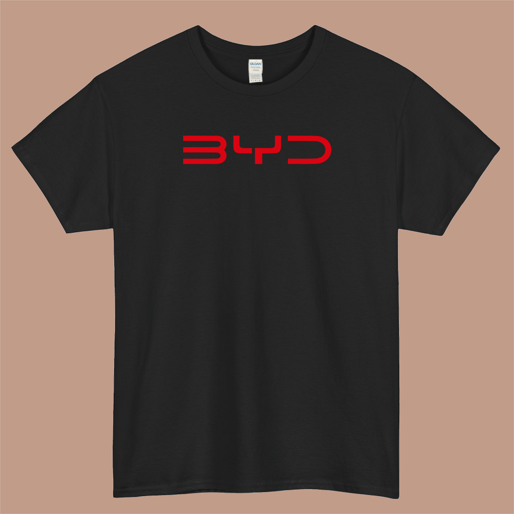 BYD Auto Logo Mens Unisex Short Sleeve T-Shirt Size S-3XL
