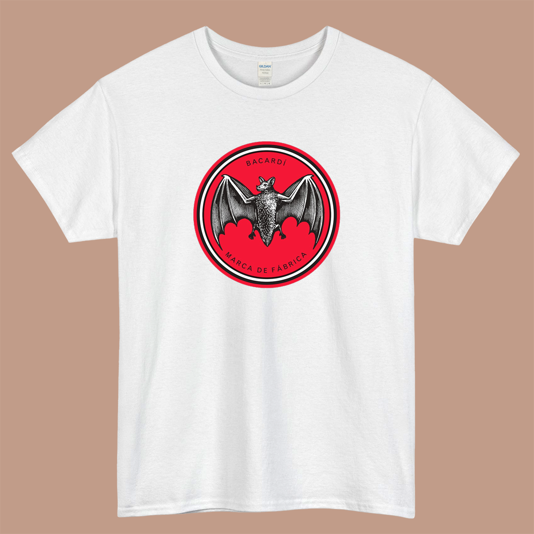 Bacardi Marca De Fabrica Logo Mens Unisex Short Sleeve T-Shirt Size S-3XL - P