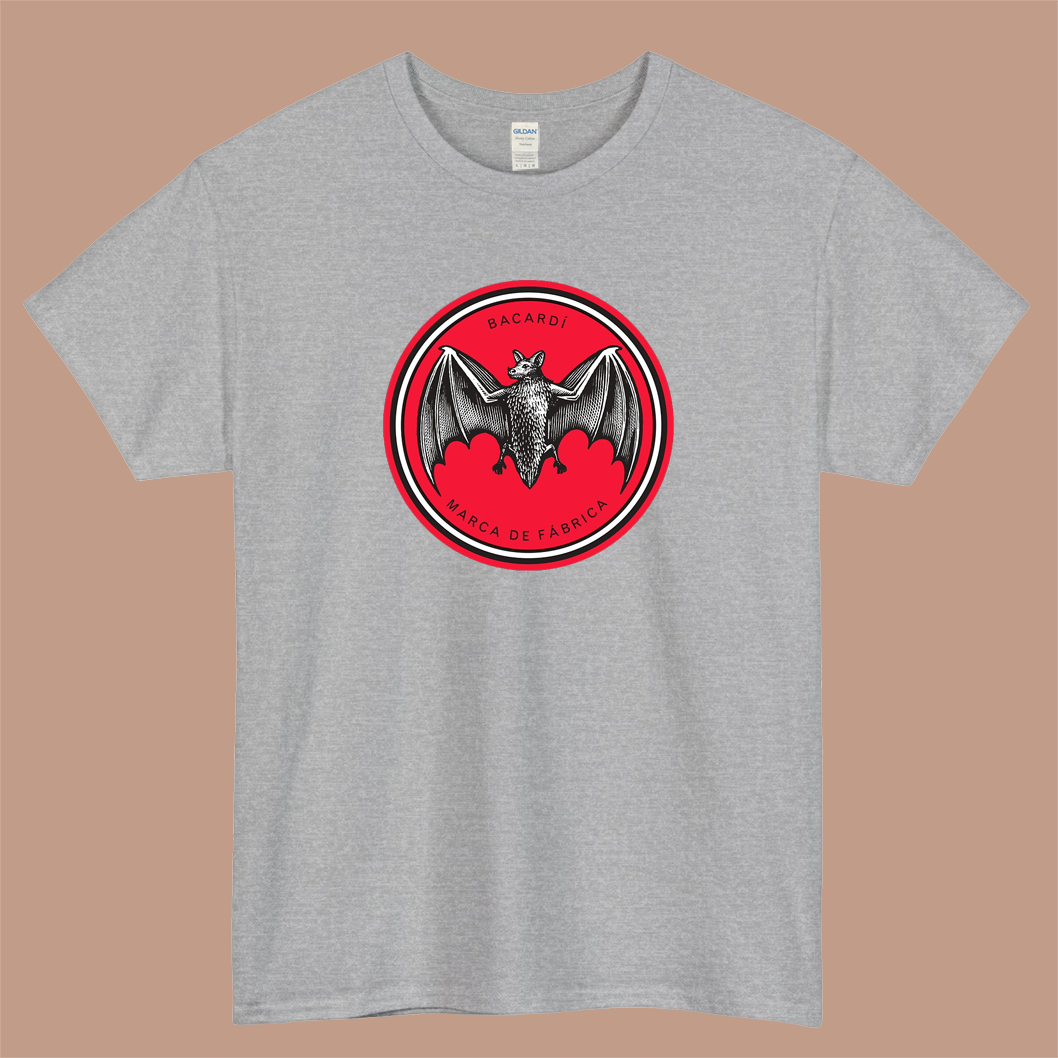 Bacardi Marca De Fabrica Logo Mens Unisex Short Sleeve T-Shirt Size S-3XL - P