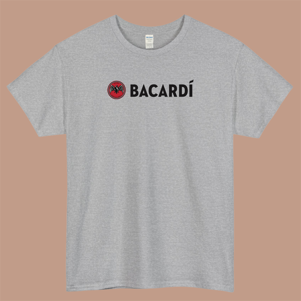 Bacardi Rum Logo Mens Unisex Short Sleeve T-Shirt Size S-3XL - P