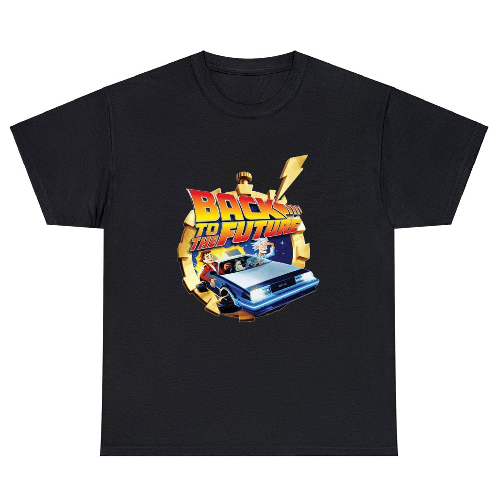 Back To The Future Marty Mcfly Movie Logo Men's Unisex T Shirt Size S to 3XL