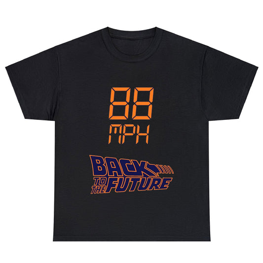 Back To The Future Movie 88 MPH Logo Men's Unisex T Shirt Size S to 3XL