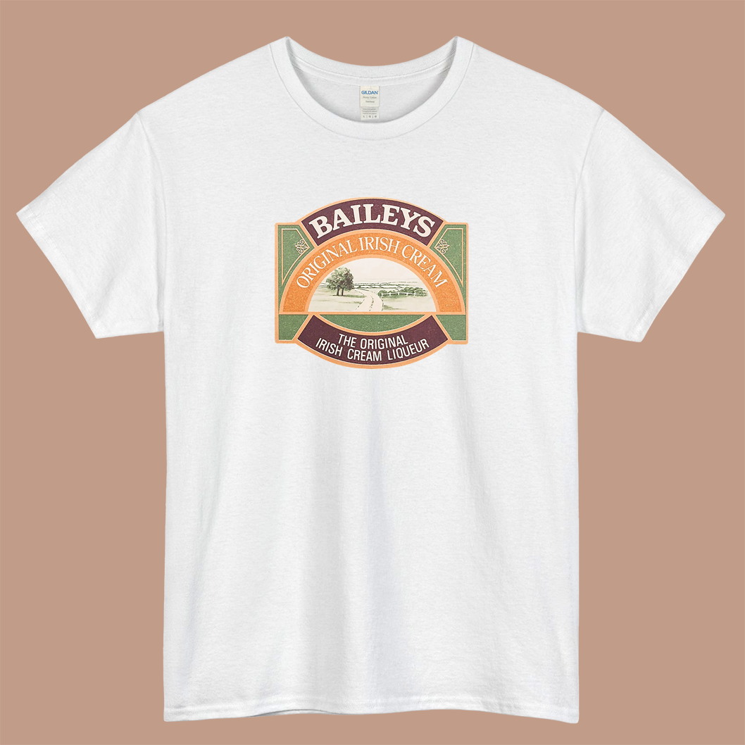 Baileys Original Cream Liquer Logo Mens Unisex Short Sleeve T-Shirt Size S-3XL - P