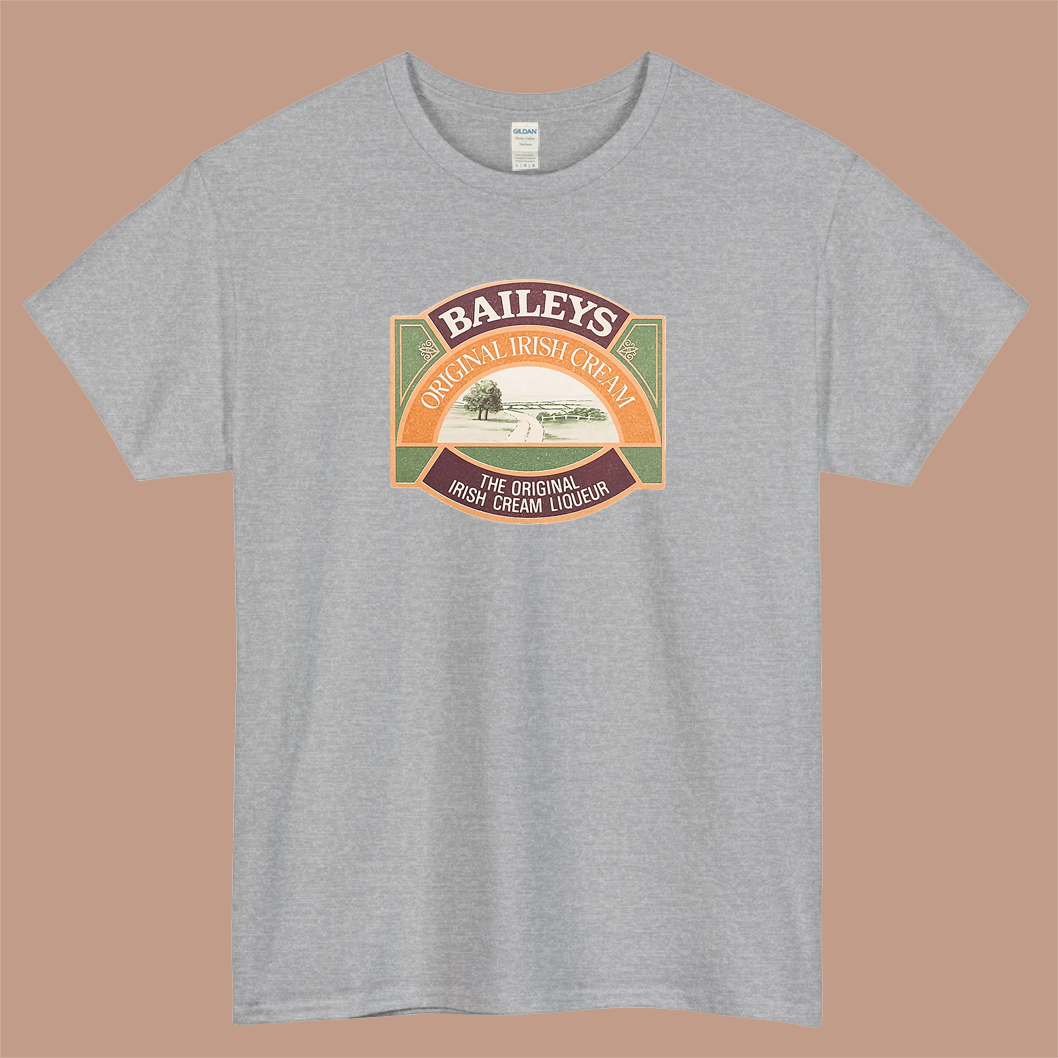 Baileys Original Cream Liquer Logo Mens Unisex Short Sleeve T-Shirt Size S-3XL - P