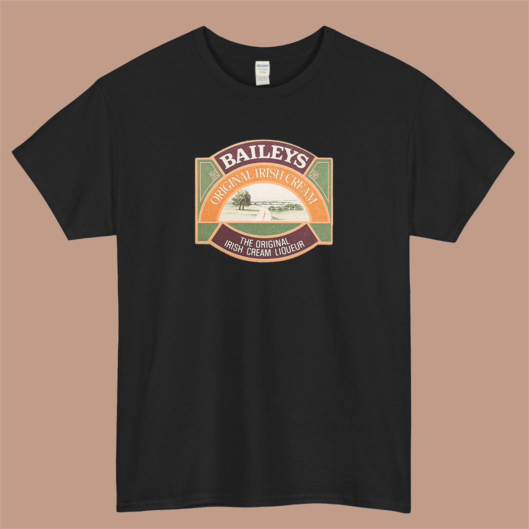 Baileys Original Cream Liquer Logo Mens Unisex Short Sleeve T-Shirt Size S-3XL - P