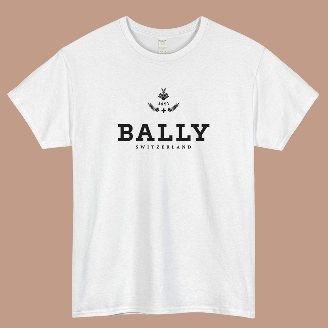 Bally Shiff Leather Belt Logo Mens Unisex Short Sleeve T-Shirt Size S-3XL - P