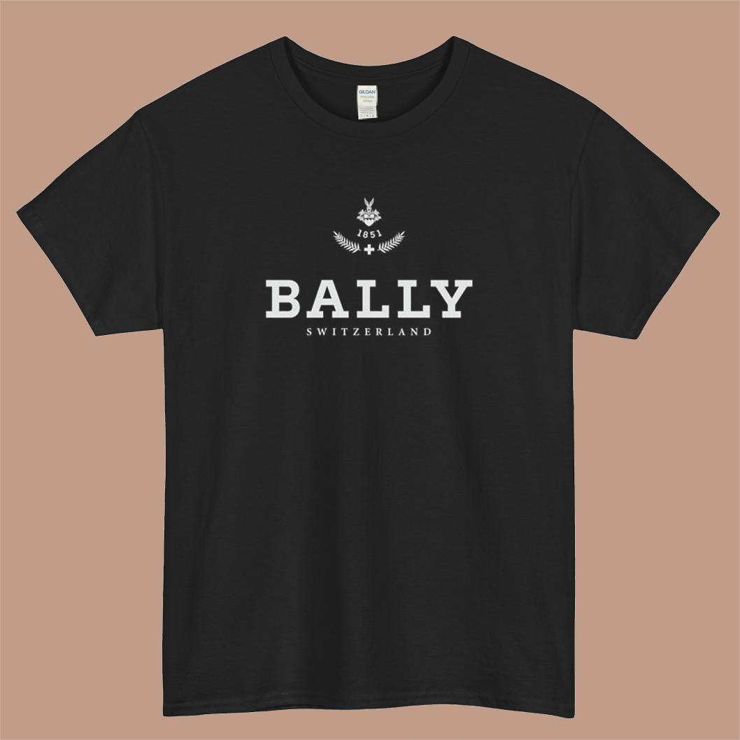 Bally Shiff Leather Belt Logo Mens Unisex Short Sleeve T-Shirt Size S-3XL - P