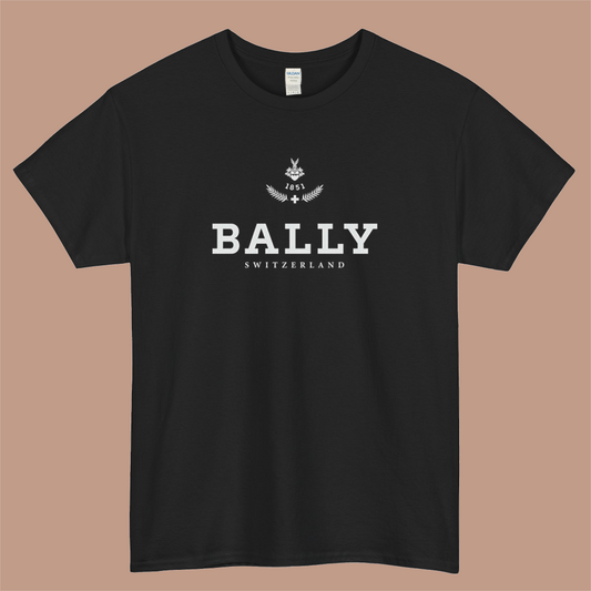 Bally Shiff Leather Belt Logo Mens Unisex Short Sleeve T-Shirt Size S-3XL - P