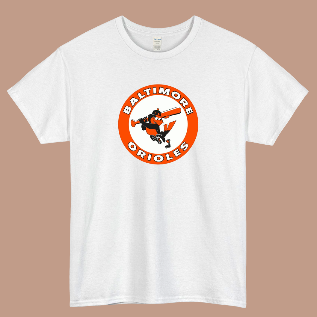 Baltimore Orioles Logo Mens Unisex Short Sleeve T-Shirt Size S-3XL - P
