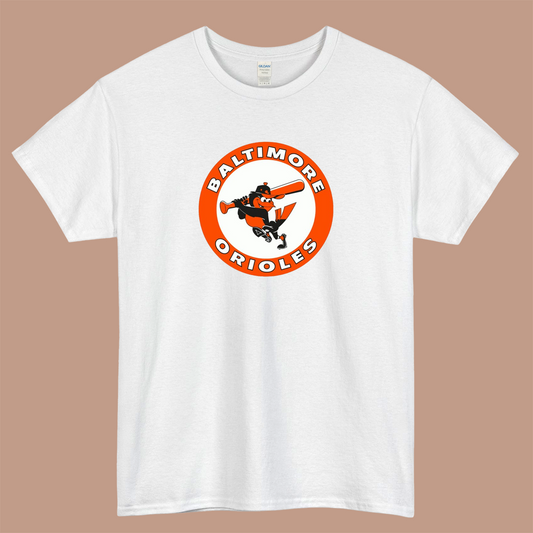 Baltimore Orioles Logo Mens Unisex Short Sleeve T-Shirt Size S-3XL - P