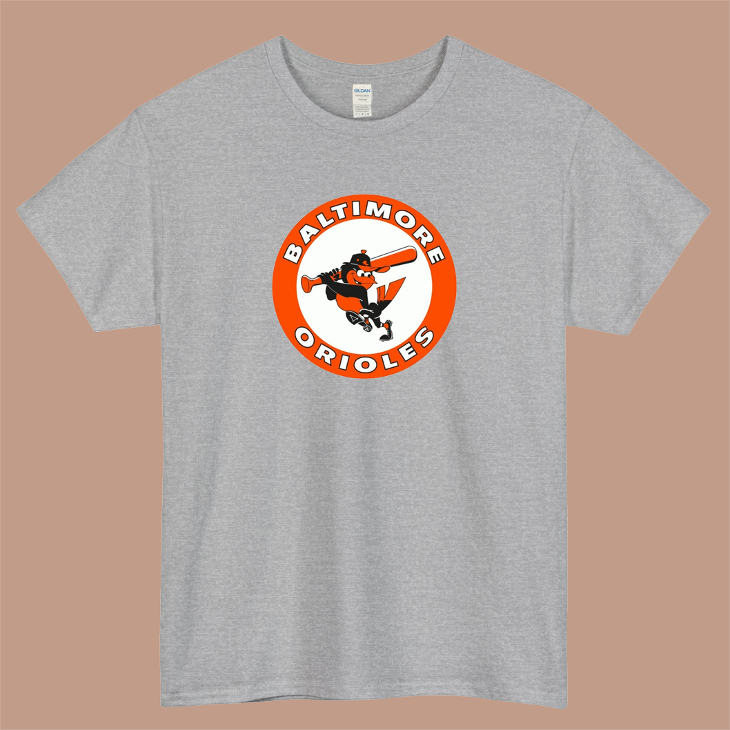 Baltimore Orioles Logo Mens Unisex Short Sleeve T-Shirt Size S-3XL - P