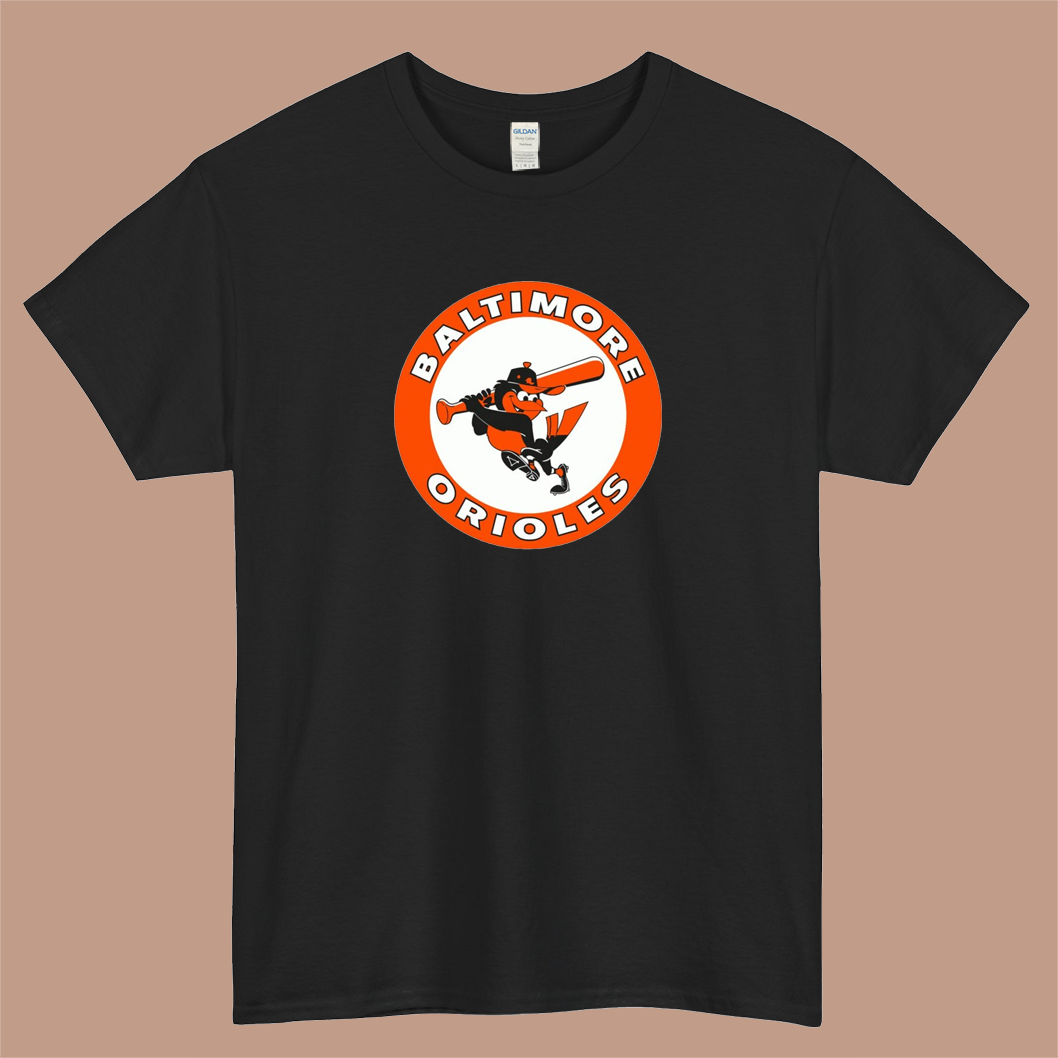 Baltimore Orioles Logo Mens Unisex Short Sleeve T-Shirt Size S-3XL - P