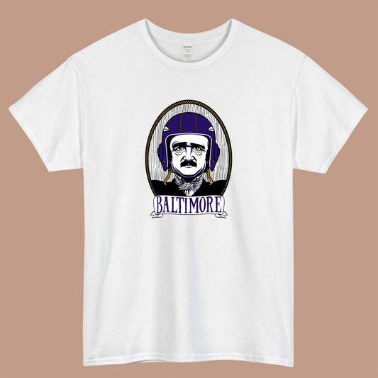 Baltimore Ravin Logo Mens Unisex Short Sleeve T-Shirt Size S-3XL - P