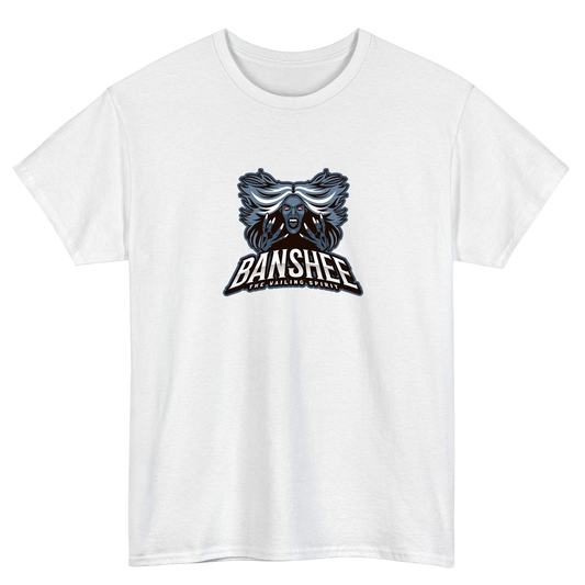 Banshee White Logo Mens Unisex Short Sleeve T-Shirt Size S-3XL - P