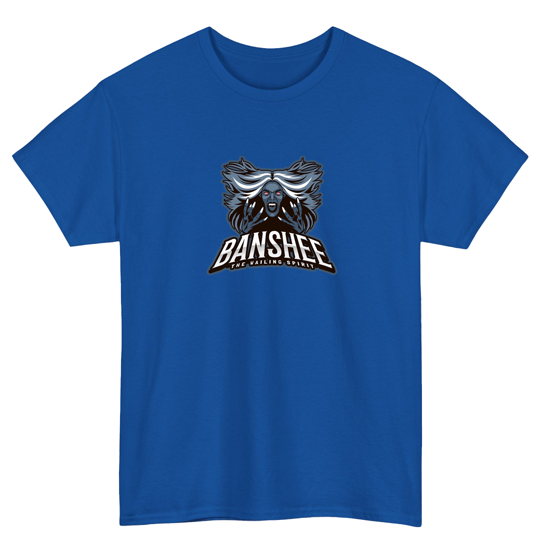 Banshee blue navy Logo Mens Unisex Short Sleeve T-Shirt Size S-3XL -P