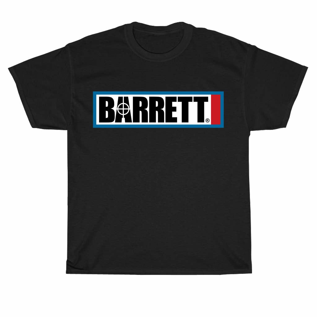 Barrett Firearms Manufacturing Vector Logo Men's Unisex T Shirt Size S to 3XL