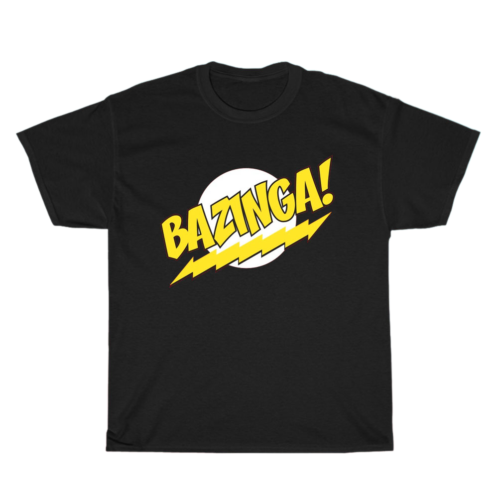 Bazinga Atom Logo Men's Unisex T Shirt Size S to 3XL