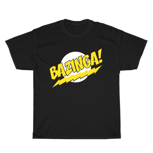 Bazinga Atom Logo Men's Unisex T Shirt Size S to 3XL