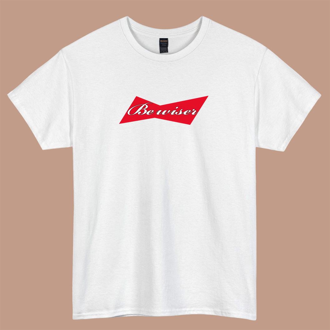 Be Wiser Logo short sleeve t shirt S-3XL-P