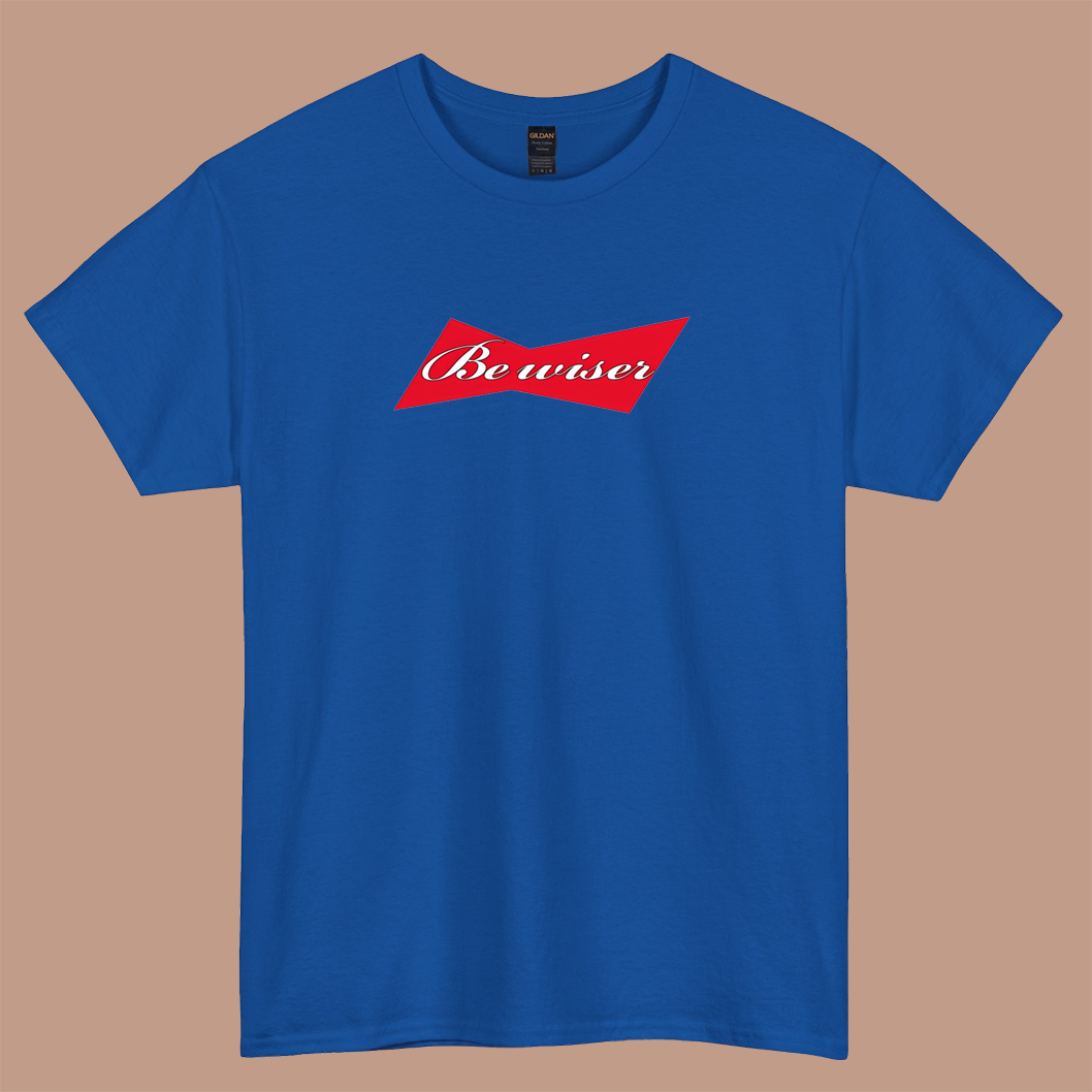 Be Wiser Logo short sleeve t shirt S-3XL-P