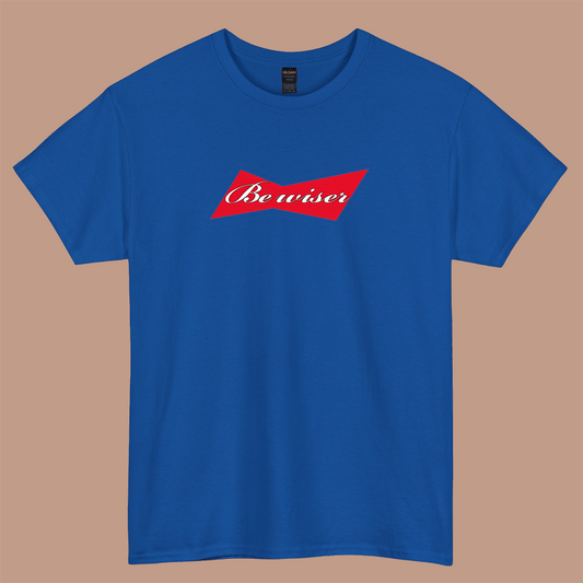 Be Wiser Logo short sleeve t shirt S-3XL-P