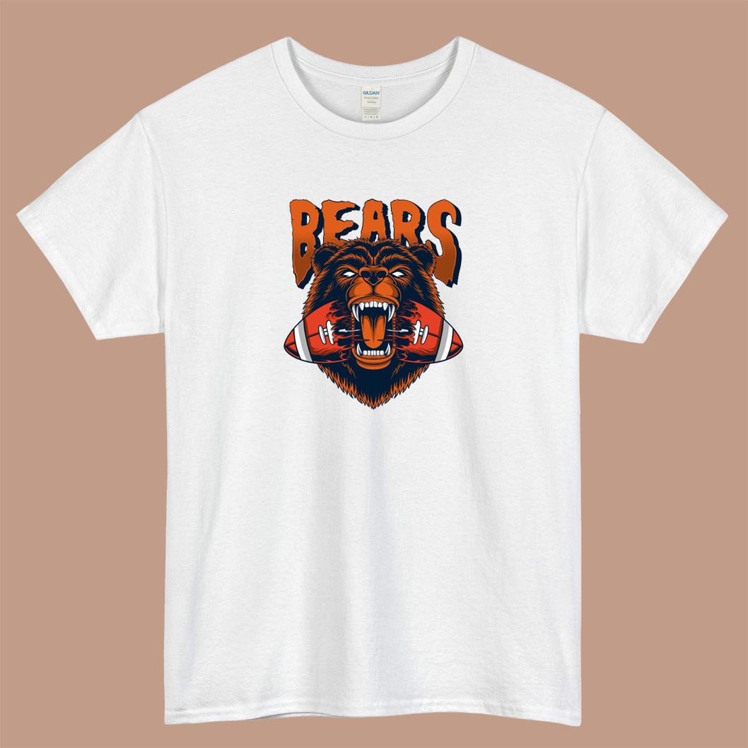 Bears Logo Mens Unisex Short Sleeve T-Shirt Size S-3XL - P