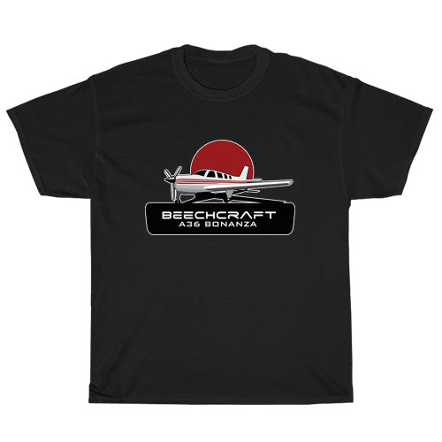 Beechcraft Bonanza Active Logo Men's Unisex T Shirt Size S to 3XL