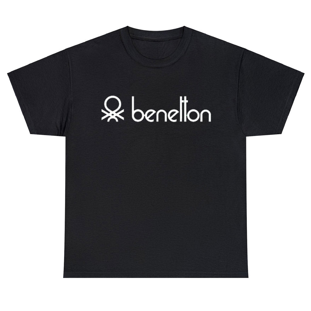 Benetton Logo Unisex Men's T Shirt Size S to 3XL