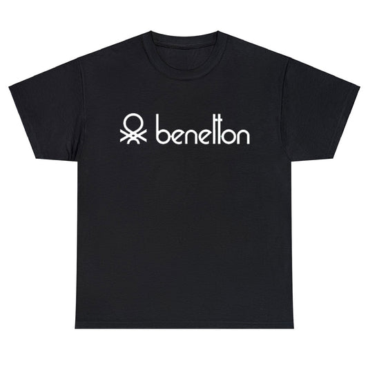 Benetton Logo Unisex Men's T Shirt Size S to 3XL
