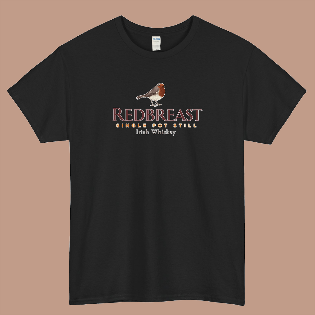 Best Of Redbreast Irish Whisky Logo Mens Unisex Short Sleeve T-Shirt Size S-3XL - P
