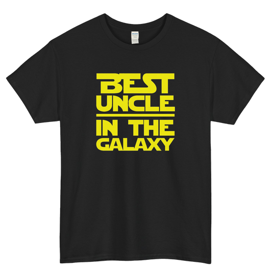Best Uncle In The Galaxy Logo Mens Unisex Short Sleeve T-Shirt Size S-3XL - P