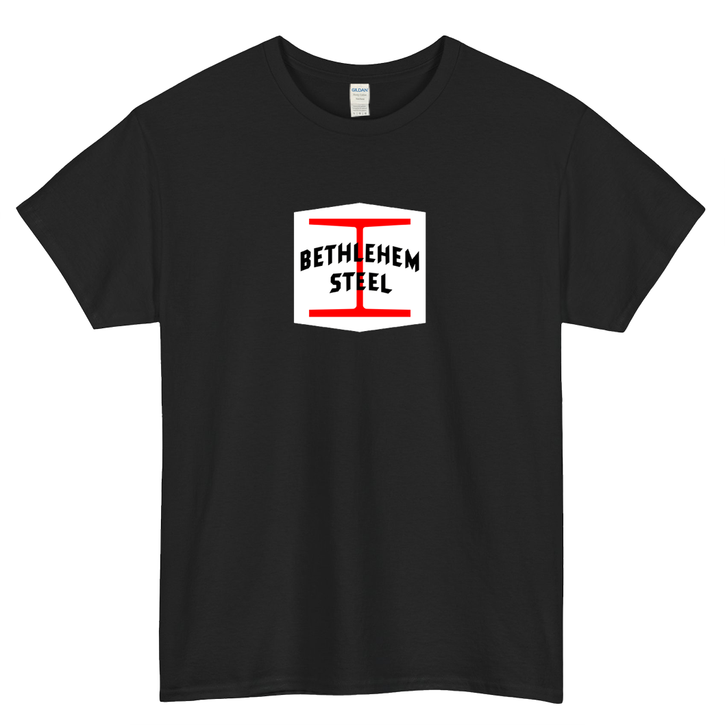 Bethlehem Steel Corporation Logo SHORT SLEEVE T SHIRT -P