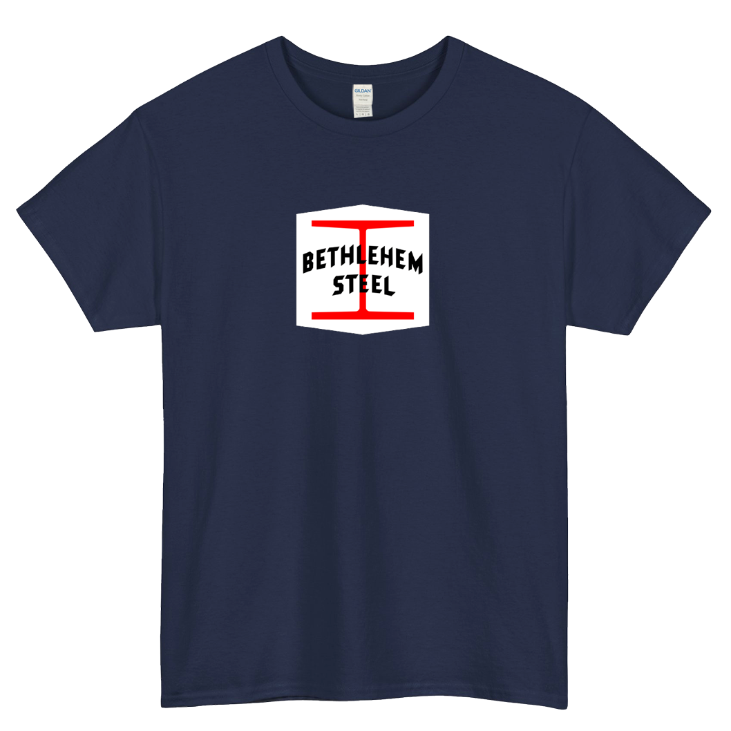 Bethlehem Steel Corporation Logo SHORT SLEEVE T SHIRT -P