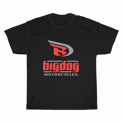 Big Dog Motorcycle Classic logo Men's Unisex T Shirt Size S to 3XL