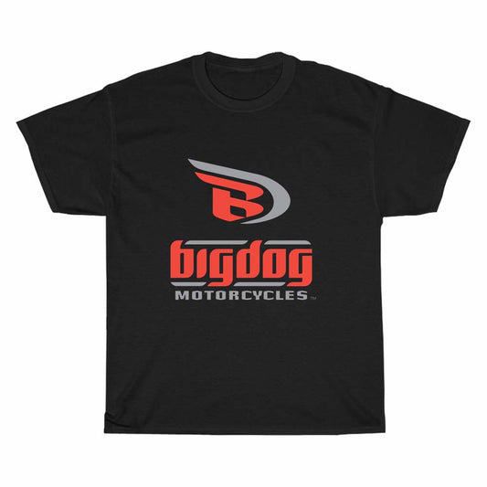 Big Dog Motorcycle Classic logo Men's Unisex T Shirt Size S to 3XL