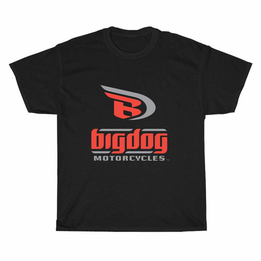 Big Dog Motorcycle Logo Men's Unisex T Shirt Size S to 3XL