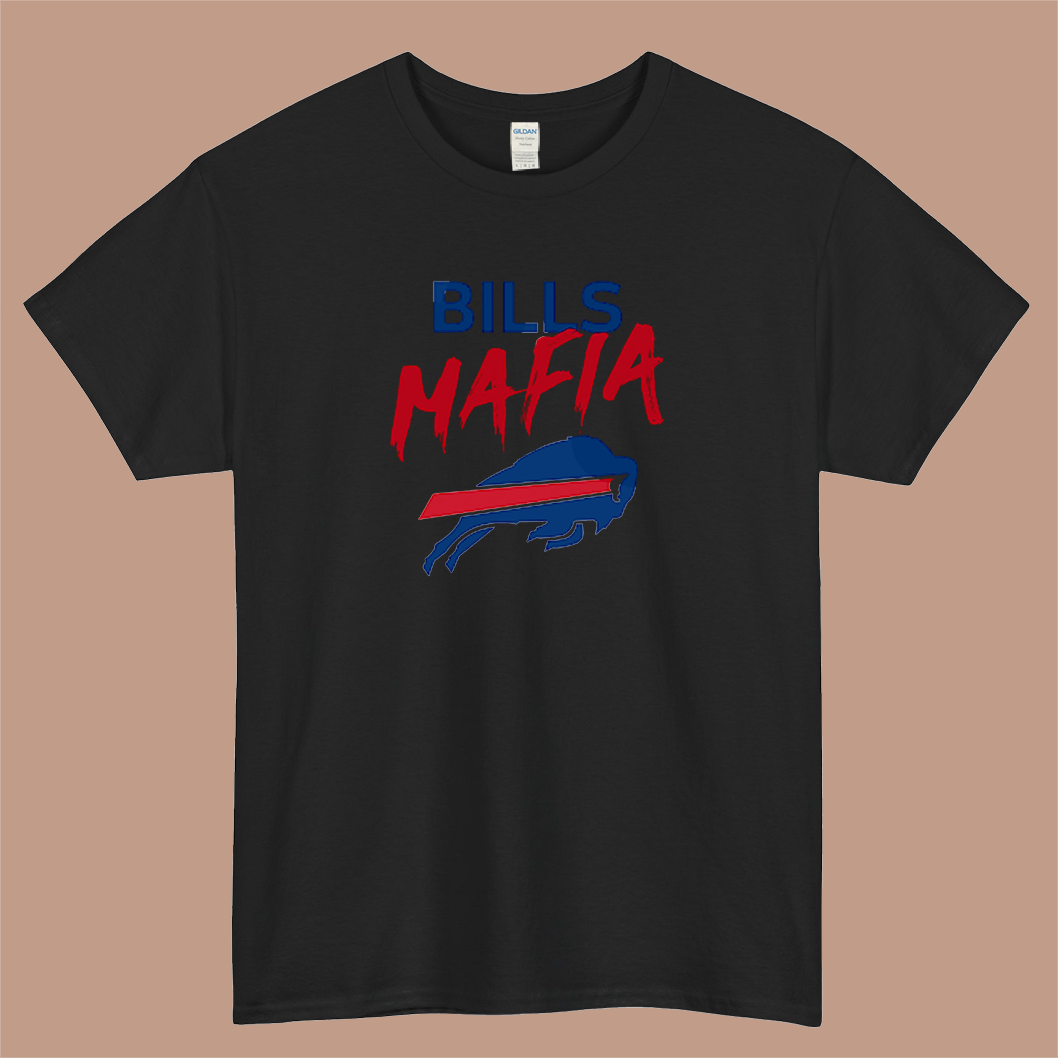 Bills Mafia Logo Mens Unisex Short Sleeve T-Shirt Size S-3XL - P