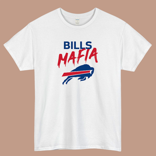 Bills Mafia Logo Mens Unisex Short Sleeve T-Shirt Size S-3XL - P