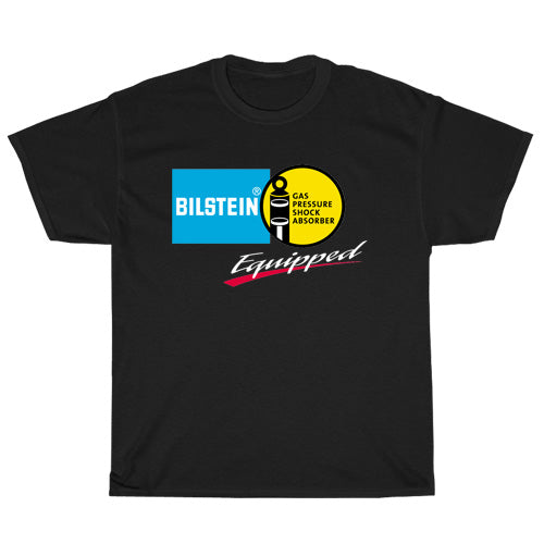 Bilstein Shock Absorbers Logo Mens Unisex Short Sleeve Black T-Shirt Size S-3XL