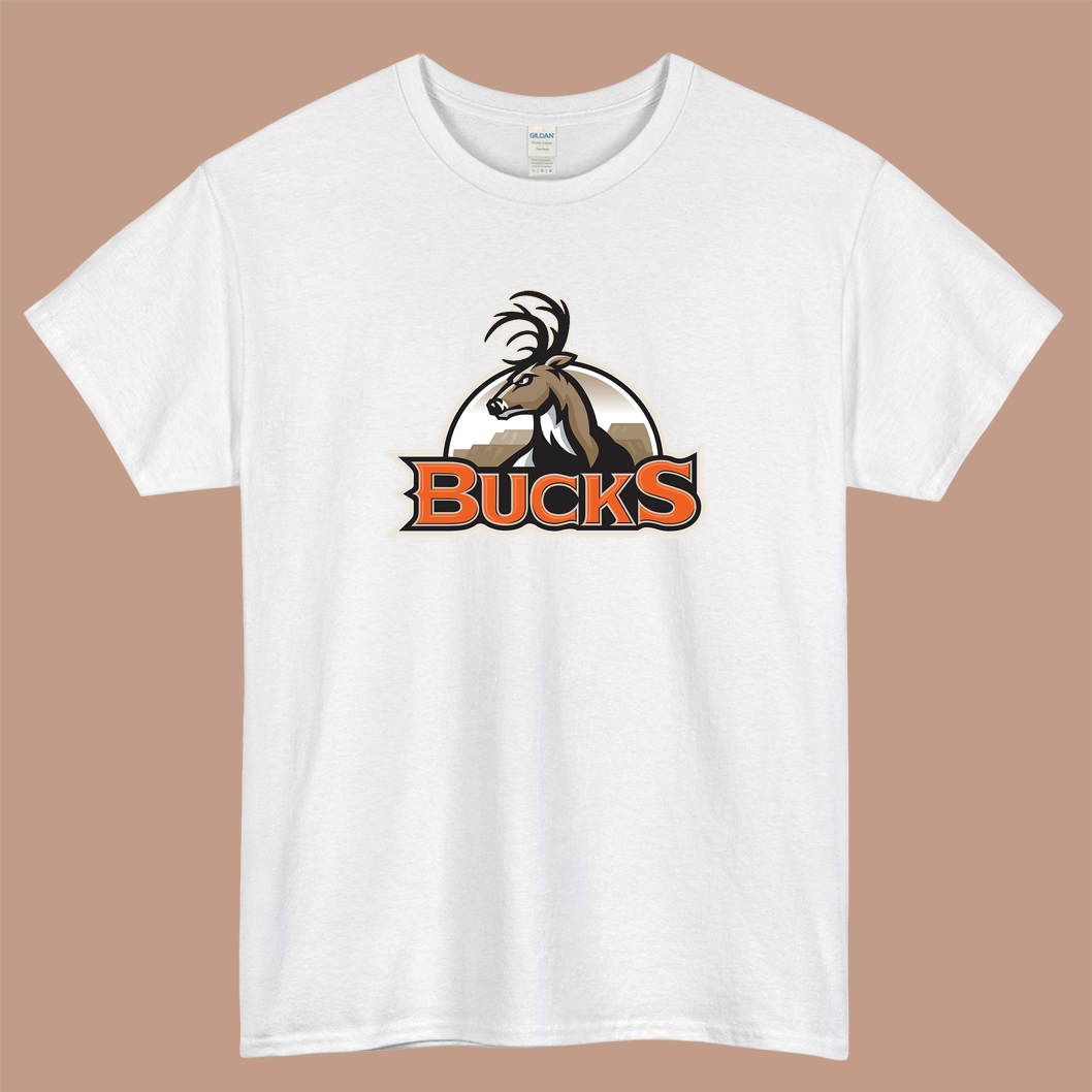 Bismarck Bucks Classic Logo Mens Unisex Short Sleeve T-Shirt Size S-3XL - P