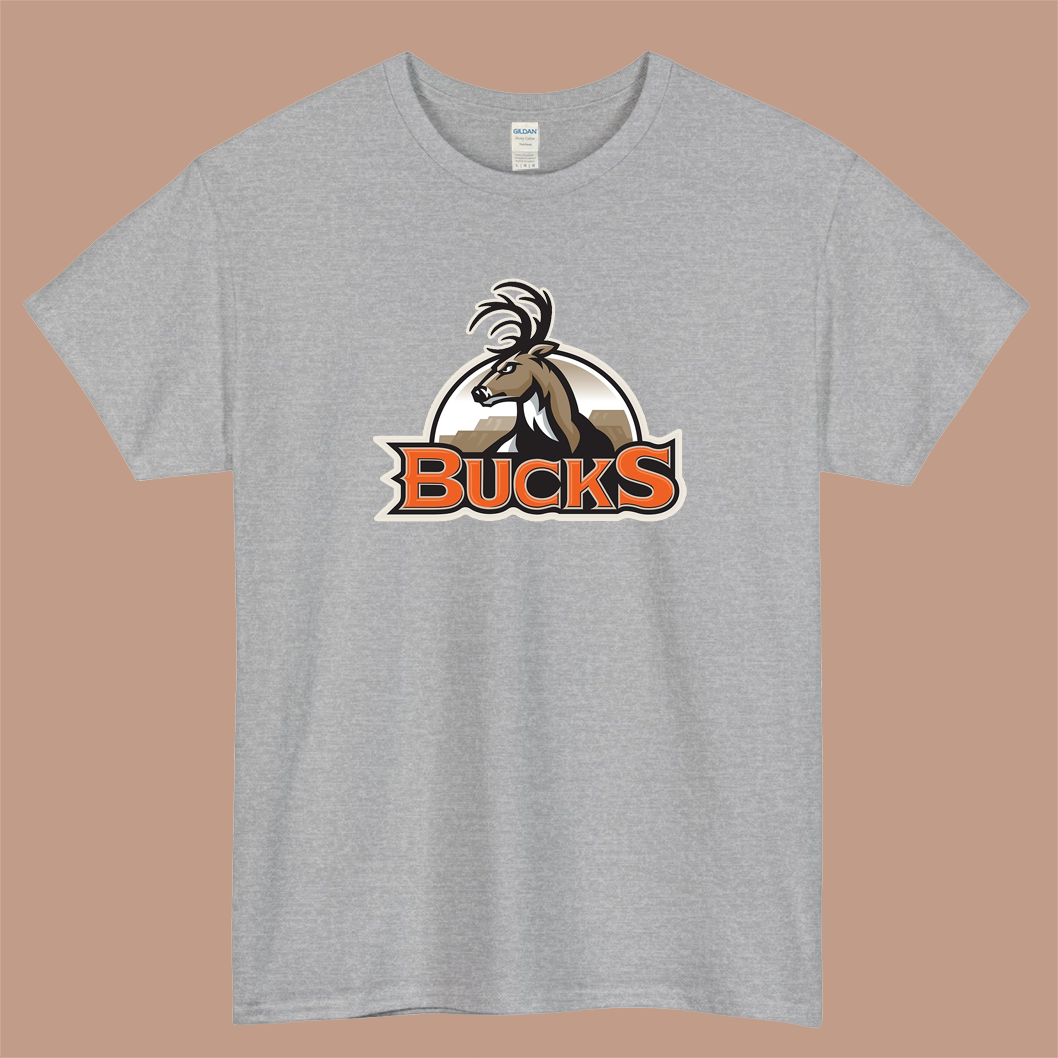 Bismarck Bucks Classic Logo Mens Unisex Short Sleeve T-Shirt Size S-3XL - P