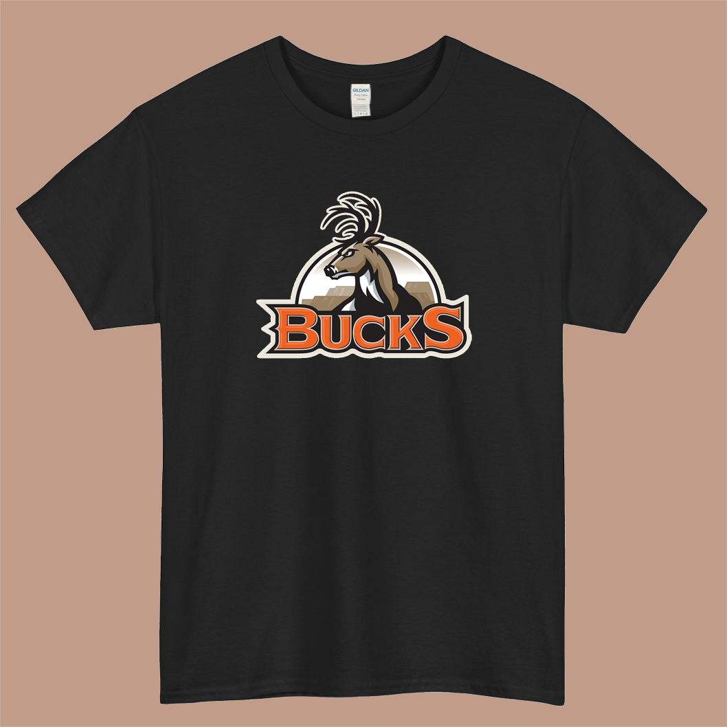Bismarck Bucks Classic Logo Mens Unisex Short Sleeve T-Shirt Size S-3XL - P