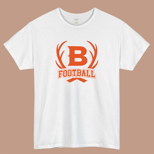 Bismarck Bucks Football Logo Mens Unisex Short Sleeve T-Shirt Size S-3XL - P