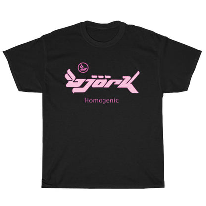 New Brand Bjork Homogenic Logo Men's Unisex T Shirt Size S to 3XL