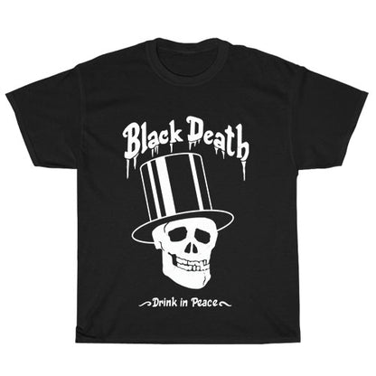 Black Death Vodka Logo Unisex Men's T Shirt Size S to 3XL