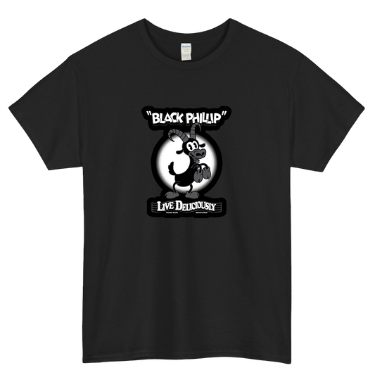 Black Phillip Logo Mens Unisex Short Sleeve T-Shirt Size S-3XL - P
