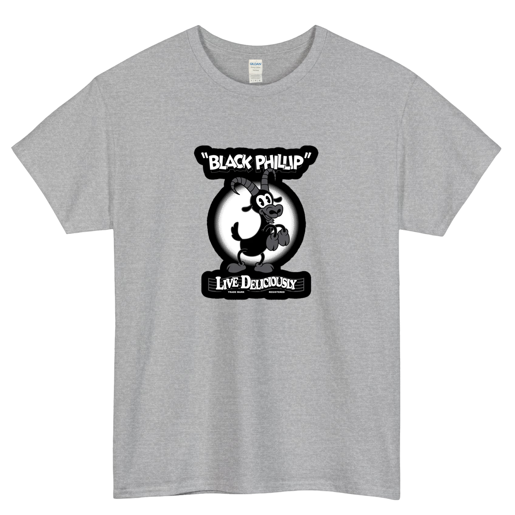 Black Phillip Logo Mens Unisex Short Sleeve T-Shirt Size S-3XL - P