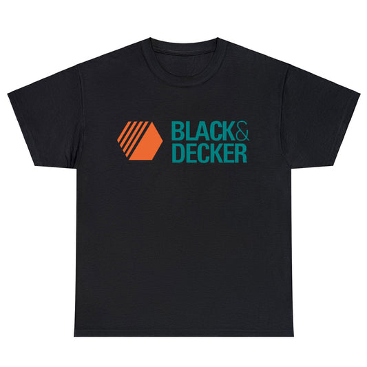 Black Decker Company Logo Unisex Men's T Shirt Size S to 3XL